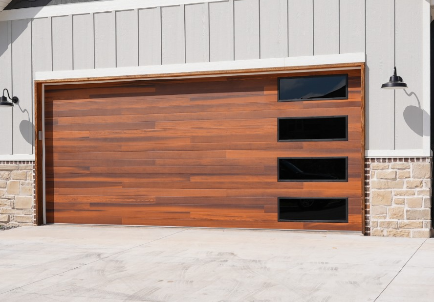 Garage door repair service.