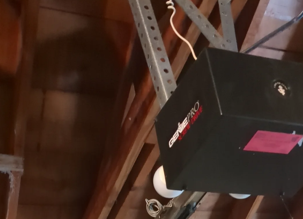 Garage door opener repair.