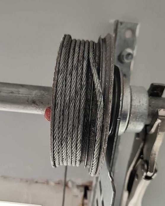 Garage Door Cable Repair & Corrosion Treatment